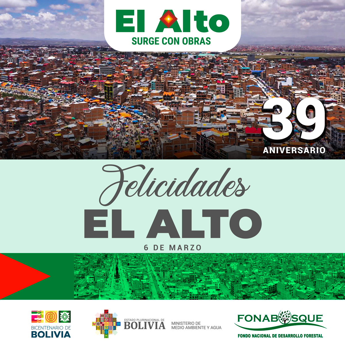Celebramos a la ciudad de “EL ALTO”